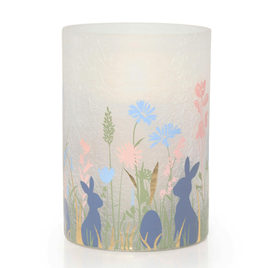 Easter Bunny Jar Candle Holder E0B8