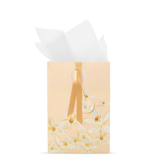 Peach Jasmine Floral Gift Bag L405