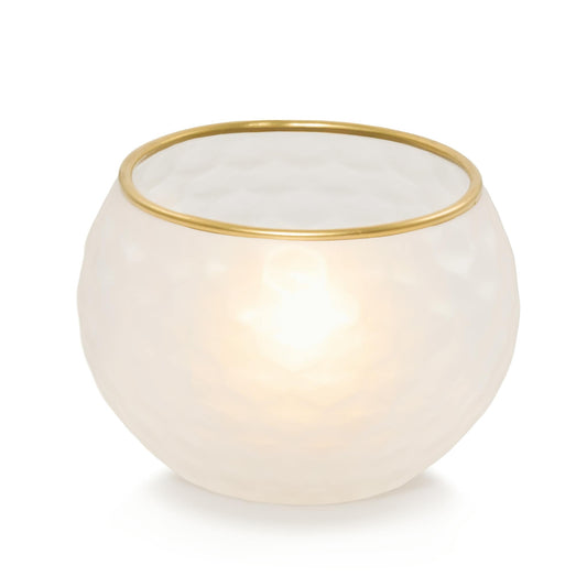 Frosted Honeycomb Tea Light Candle Holder OOW2